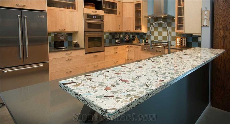 Vetrazzo Recycled Glass Surface Countertop