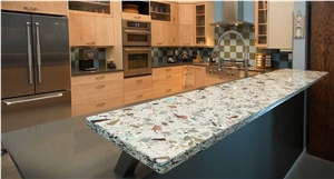 Vetrazzo Recycled Glass Surface Countertop