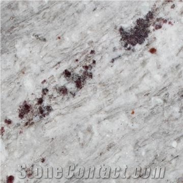 Polished Osprey Slabs & Tiles, India White Granite