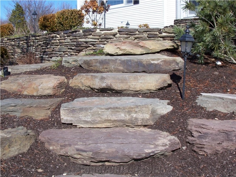 Pennsylvania Blue Stone Natural, Fieldstone & Step Treads