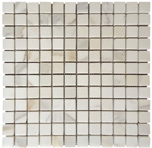 Calacatta Gold White Marble Mosaic