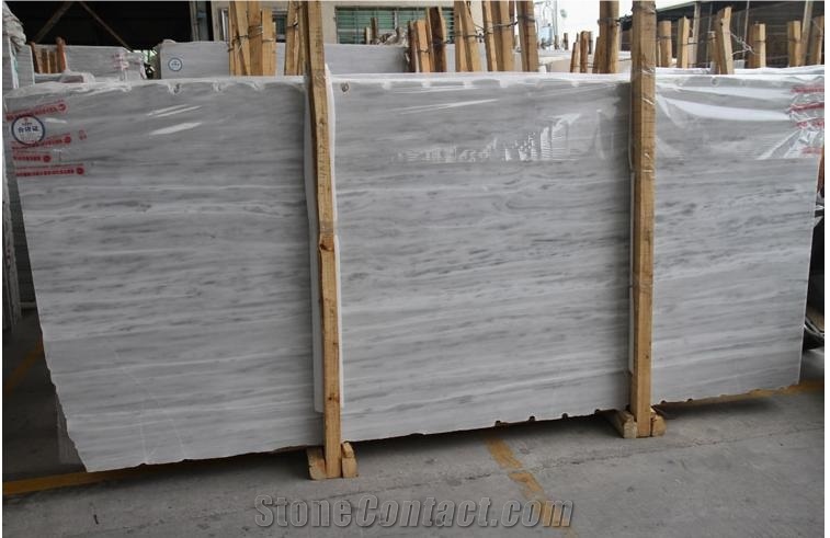 Cavarra White Marble Slab, China White Marble