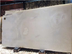 Snow White Onyx Slabs