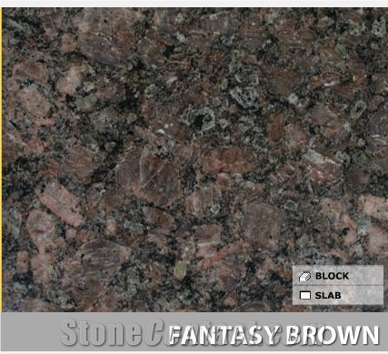 Fantasy Brown Granite Slabs, Brazil Brown Granite