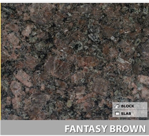 Fantasy Brown Granite Slabs, Brazil Brown Granite