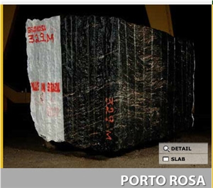 Porto Rosa Granite Blocks, Brazil Black Granite