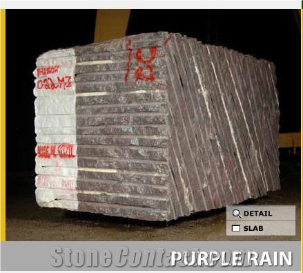 Purple Rain Granite Blocks, Brazil Brown Granite