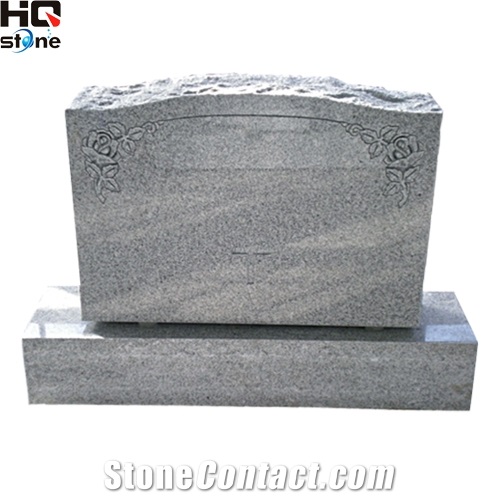 American Upright Granite Monument, Grey Granite Monuments