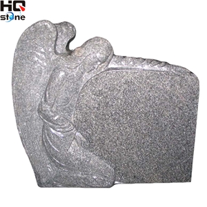 Angel Monument with Grey Color, G654 Grey Granite Angel Monuments