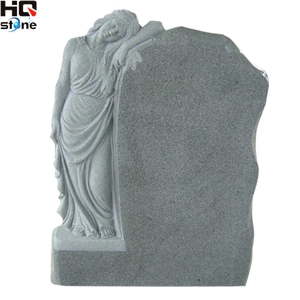 Angel Monument with Grey Color, Grey Granite Angel Monuments