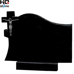 Cross Shanxi Black Granite Monuments