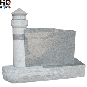 Grey American Engraved Monument, Grey Granite Monuments