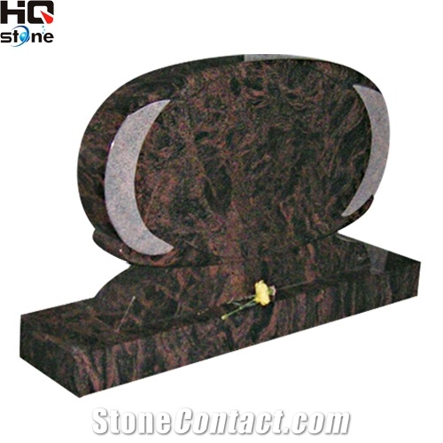 New Style American Monument, Aurora Red Granite Monuments