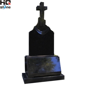 Shanxi Black Granite Cross Monuments