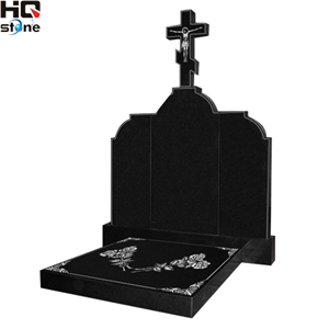 Shanxi Black Granite Cross Monuments