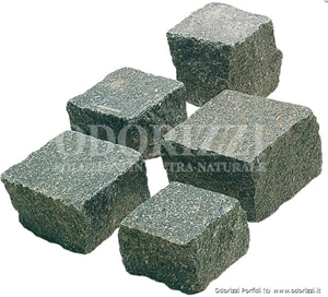 Porfido Argentino Granite Cubes, Grey Granite Cubes