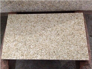 G682 Construction Project-Sunset Gold Granite for Wall Cladding