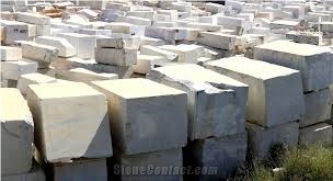 Branco Estremoz Marble Stone Blocks