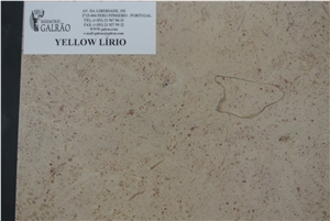 Yellow Lirio Limestone Tiles, Slabs