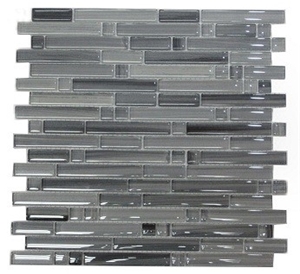 Calligraphy Linear Glass Mosaic