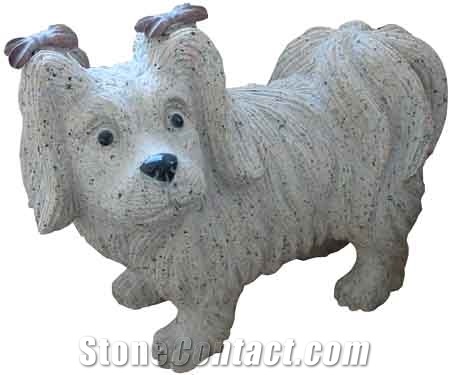 Dog Stone Animal Sculptures,Dog Stone Carving,Dog Stone Statue