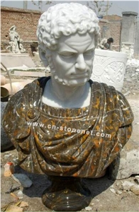 Figure Mixed Color Best Selling Marble Bust