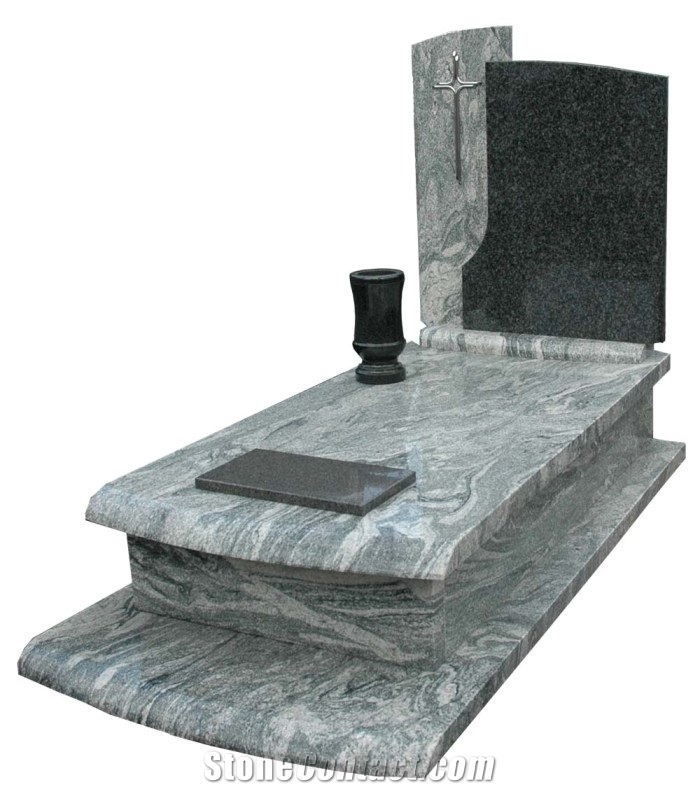 Granite Tombstone &Monument,European Tombstones,China Juparana Monument