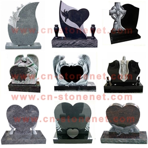 Granite Tombstone,Shanxi Black Sculptured Tombstone,Granite Headstone,Granite Black Monument