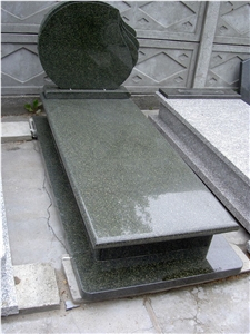 Green Granite Tombstone &Monument,European Tombstones