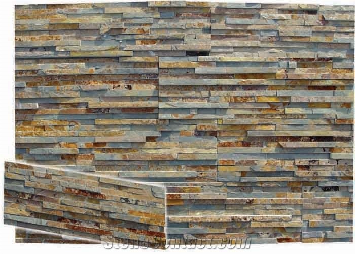 Perfect Match Wall Claddings Rusty Culture Slate,Ledge Stone Panels,Wall Cladding
