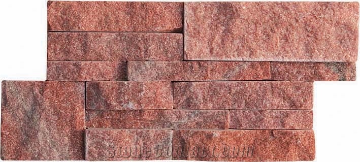 Red Culture Stone,Natural Slate,Wall Stone Cladding,Wall Tiles,Wall Bricks