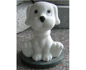 Small Dog Stone Animal Sculptures,Dog Stone Carving