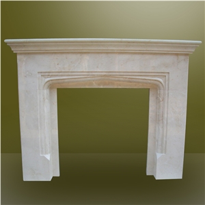 Stone Fireplace,Marble Fireplace Design,Yellow Marble Fireplace Surround
