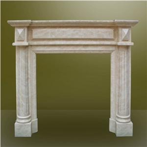 Stone Fireplace,Marble Fireplace Design,Yellow Marble Fireplace Surround