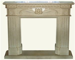 Stone Fireplace,Marble Fireplace Design,Yellow Marble Fireplace Surround