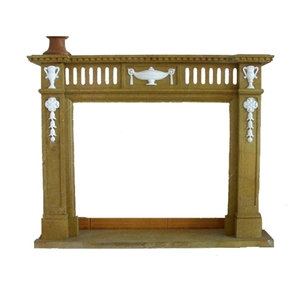 Stone Fireplace,Marble Fireplace Design,Yellow Marble Fireplace Surround