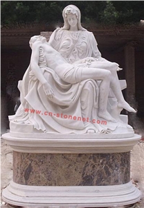Stone Virgin Mary Statue,Stone Carving, Marble Sculpture,Figure Statue