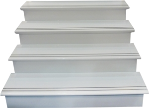 White Granite Stairs and Steps,Inside Granite Stair and Step