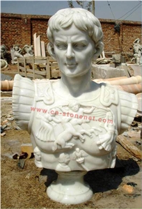 White Marble Bust Sculpture and Statue,Bust Stone Carving