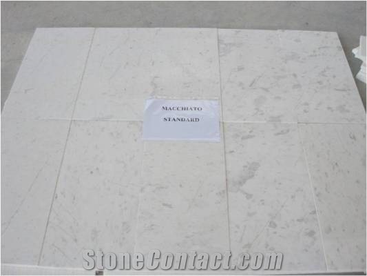 Macchiato Standard Marble Slabs & Tiles, Greece White Marble