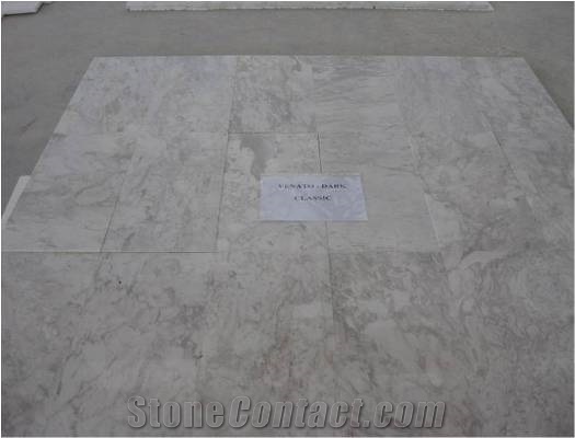Venato Dark Marble Classic Slabs & Tiles, Greece White Marble