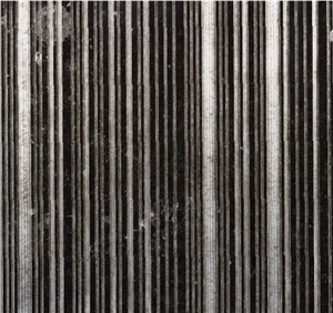 Decorative Stone Silver Leaf 3d Wall Panel, Black Basalt 3d Wall Panels