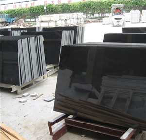 180x60x3cm Shanxi Black Granite Slabs