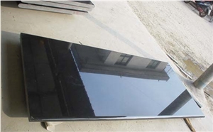 Absolute Black Granite, China Black Nero Assoluto Black Granite Slabs & Tiles