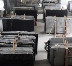 Best Quality Shanxi Black a Class Polished Slabs with Good Prices