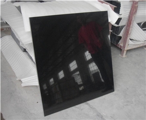 China Nero Assoluto Granite Tiles Polished Finish