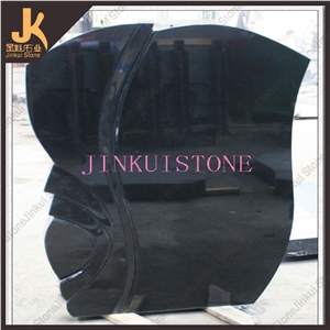 A Grade China Black Granite Tombstone