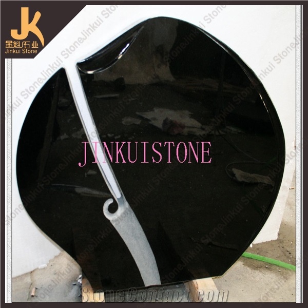 A Grade China Black Granite Tombstone
