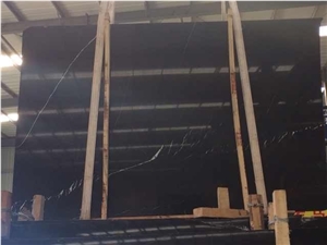 Black Marble Polishing Slabs, Quarry Owner