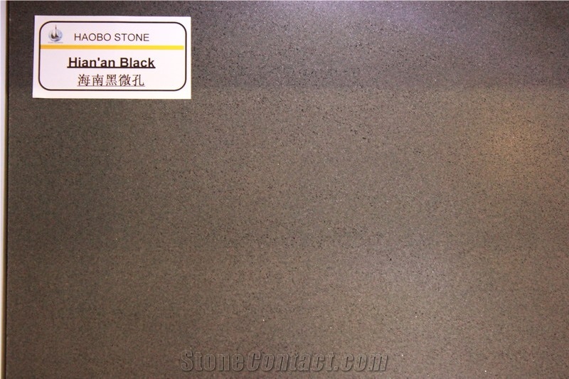 Hainan Black Basalt Cut to Size Tiles, Black Basalt Slabs & Tiles